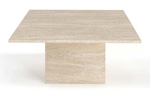Yuposi Travertine Coffee Table