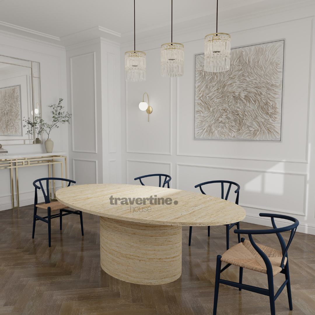 Ronark Travertine Dining Table