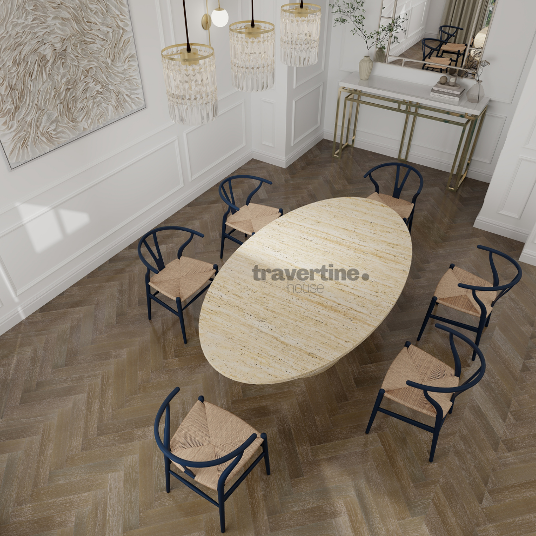 Ronark Travertine Dining Table
