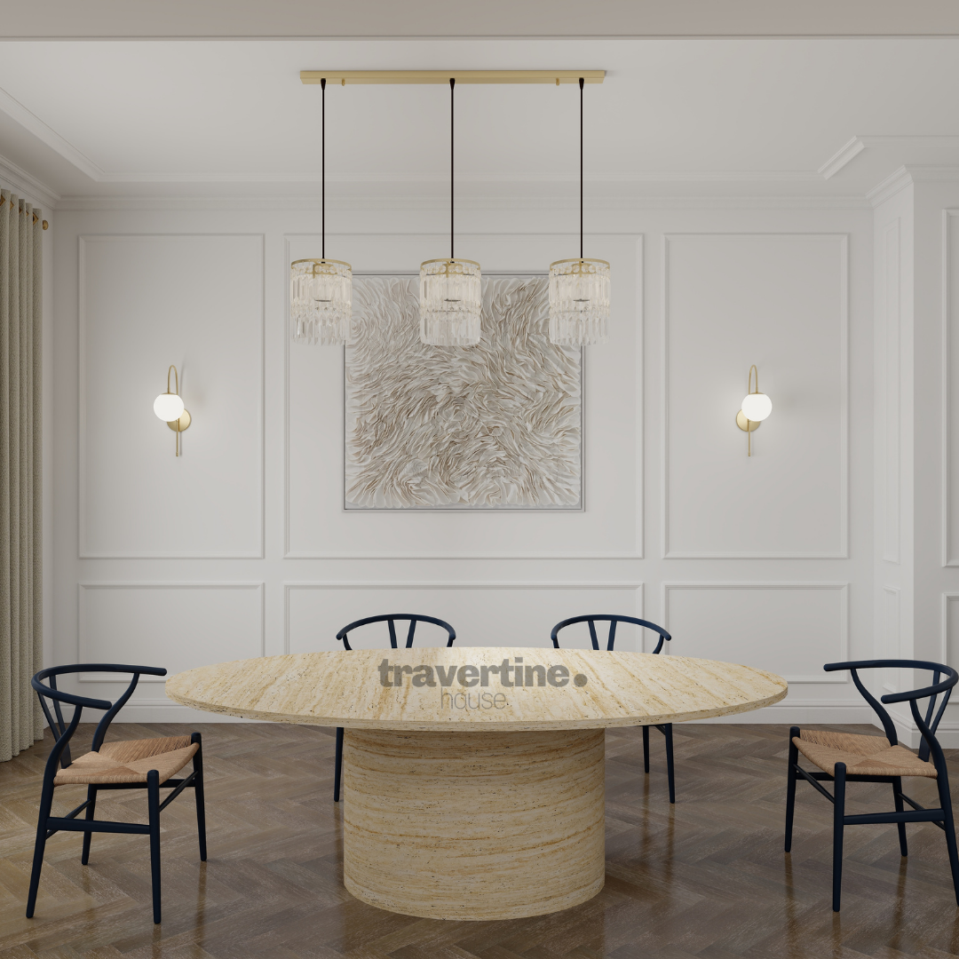 Ronark Travertine Dining Table