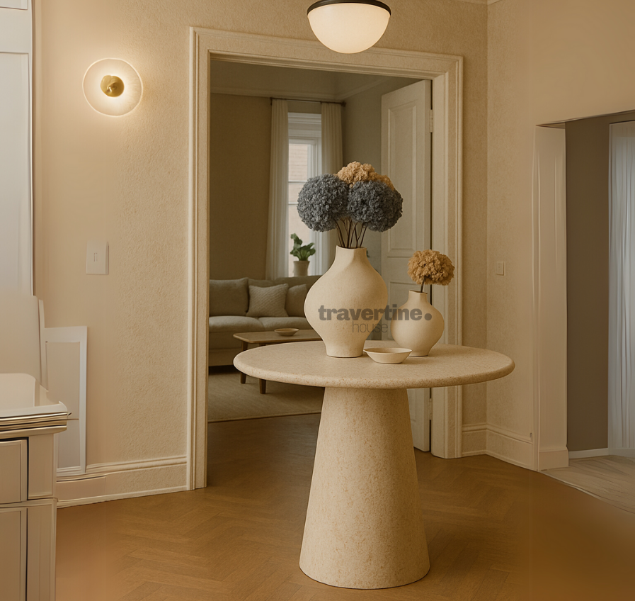 Travertine Dining Tables: What Makes Them a Luxury Choice?
