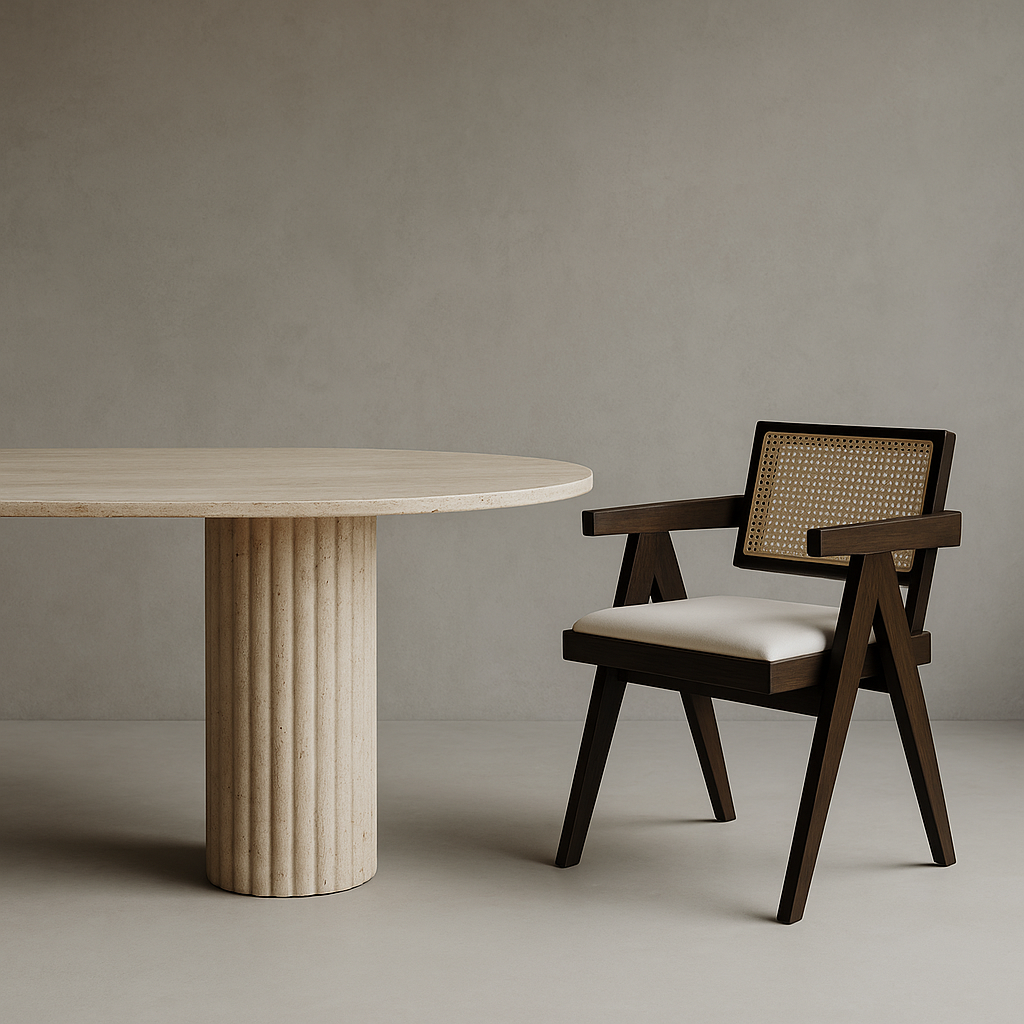 What Makes Travertine a Luxury Material for Dining Spaces?