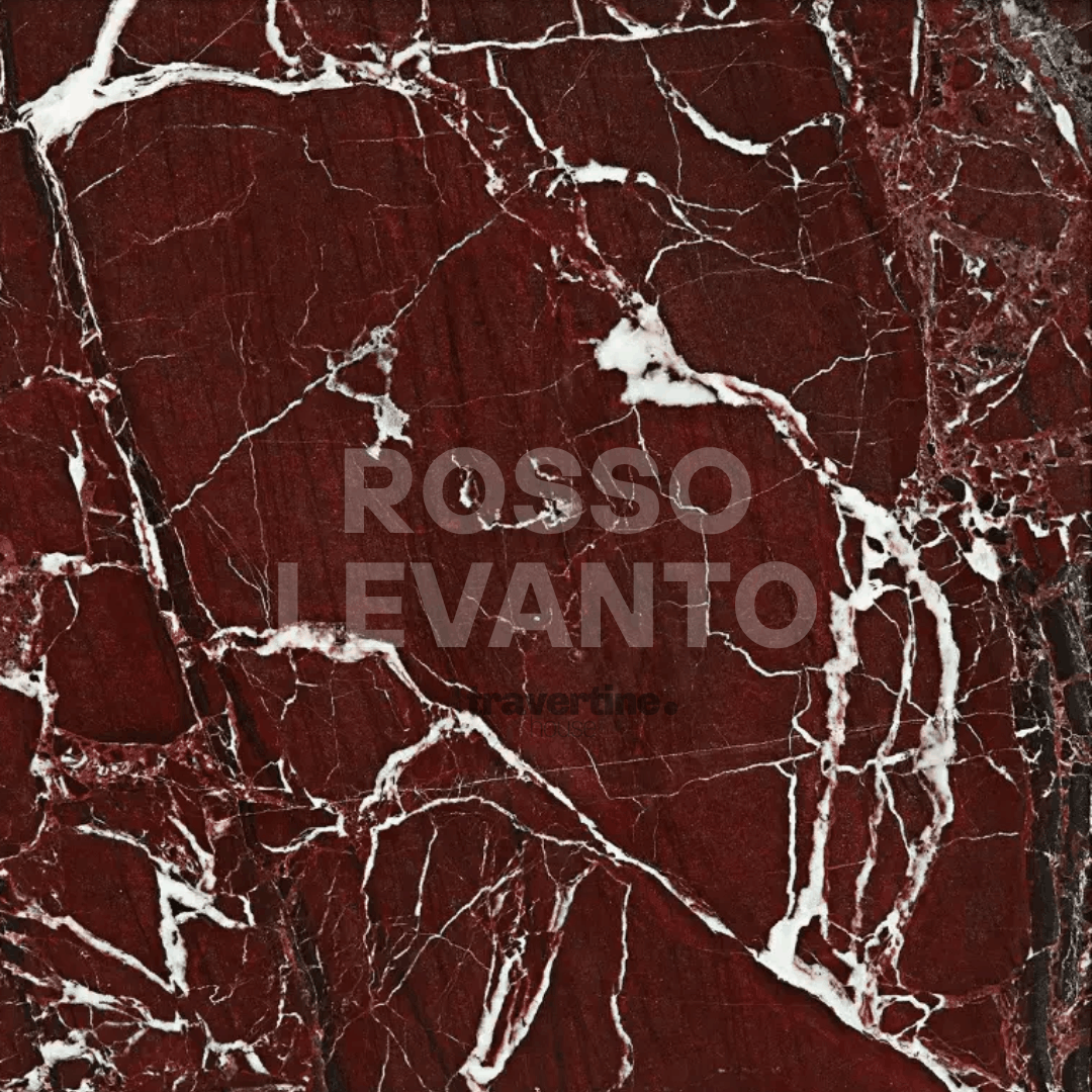 Rosso Levanto Marble Dining Table
