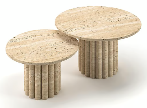 Luppi Travertine Coffee Table