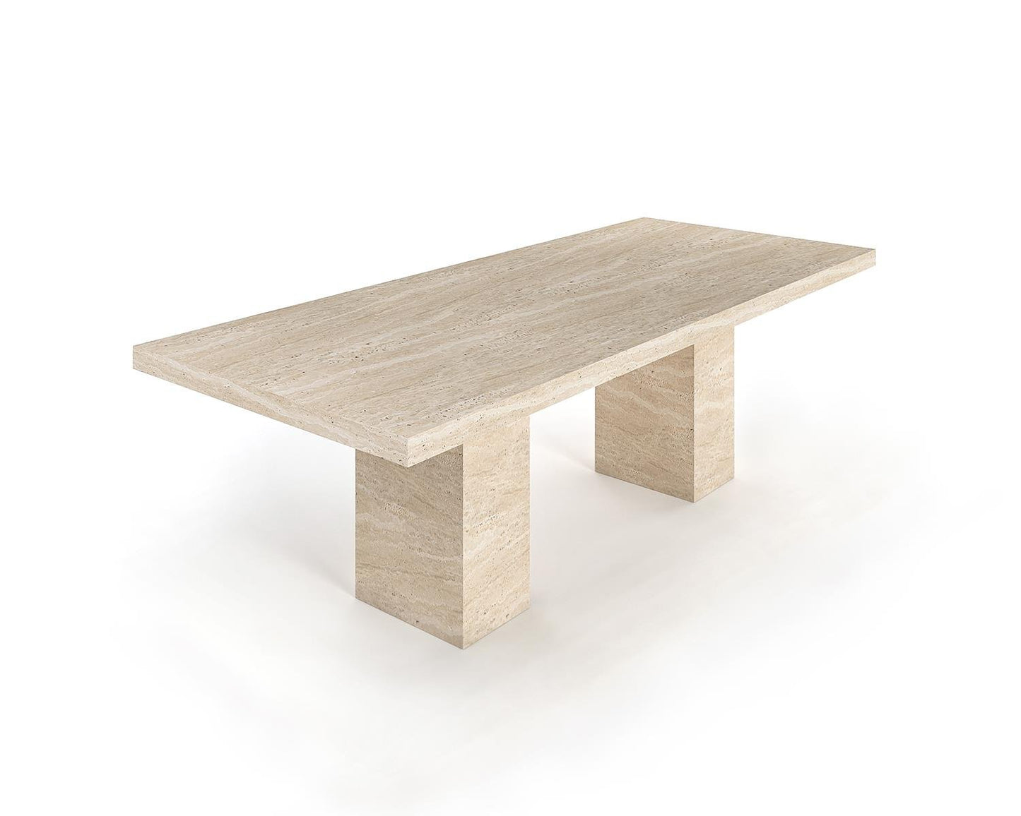 Arbies Travertine Dining Table – Travertine House