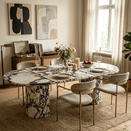 Calacatta Viola Dining Table