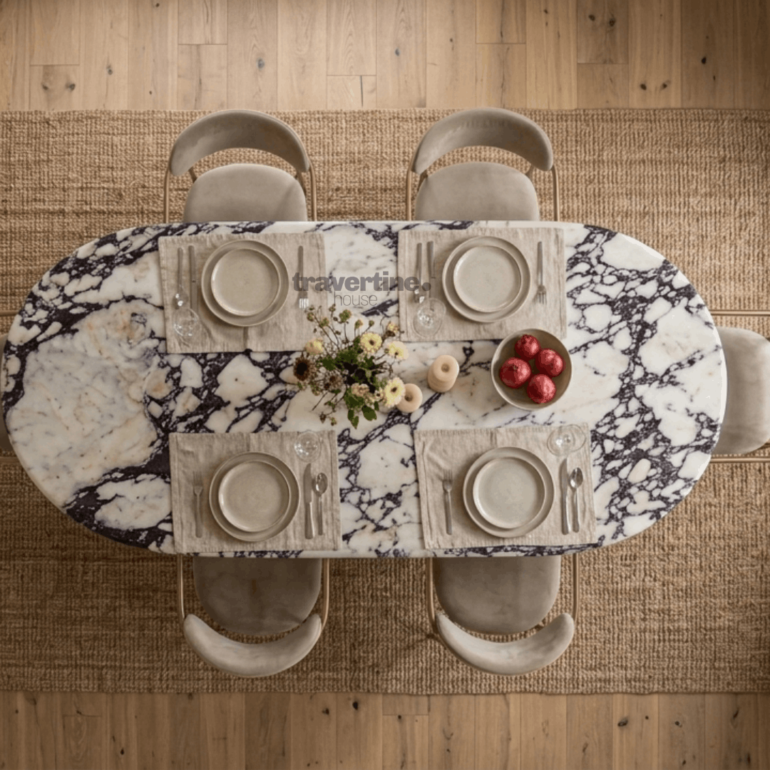 Calacatta Viola Dining Table