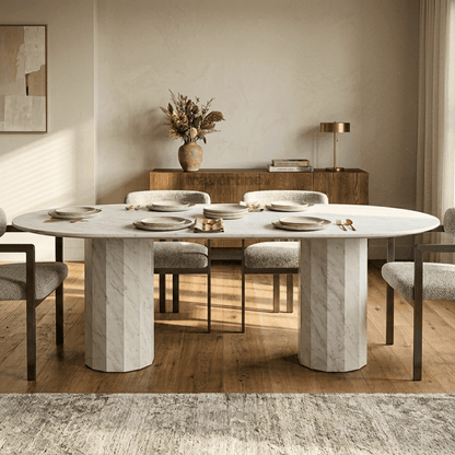Carrara Marble Dining Table