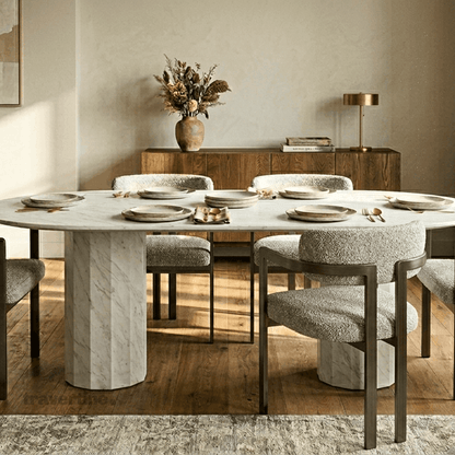 Carrara Marble Dining Table