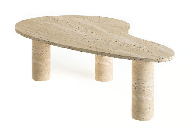 Lios Travertine Coffee Table