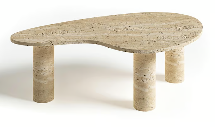 Lios Travertine Coffee Table