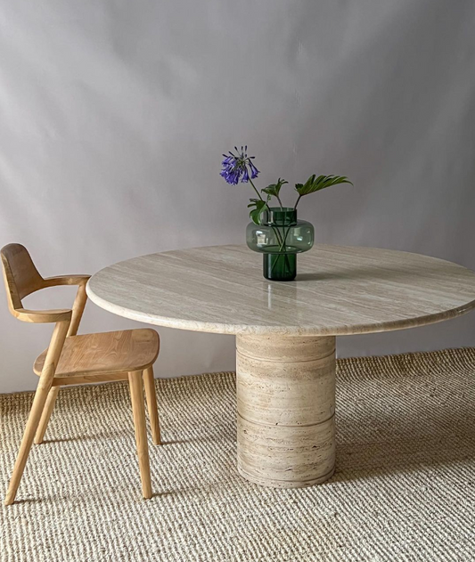 Logos Travertine Dining Table