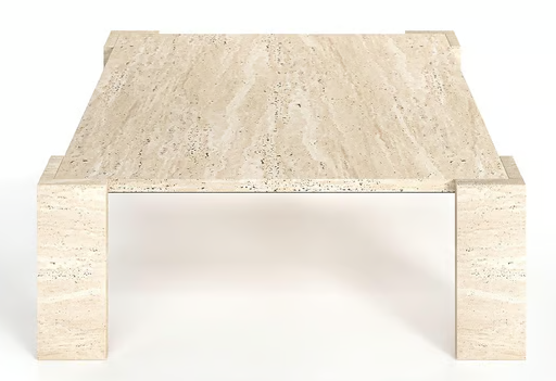 Pries Travertine Coffee Table