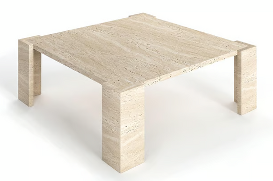 Pries Travertine Coffee Table