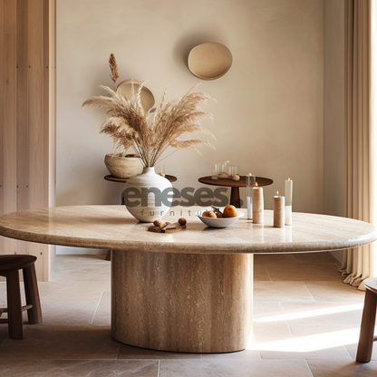 Ronark Travertine Dining Table