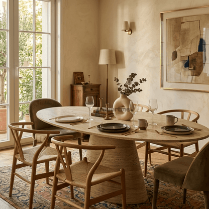 Ronark Travertine Dining Table