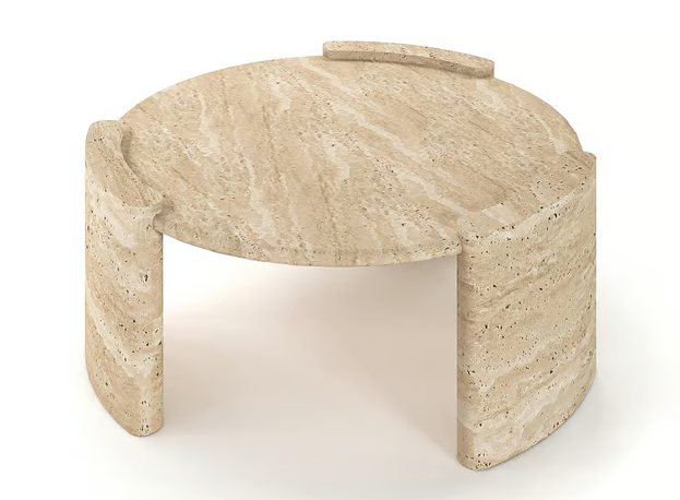 Tefa Travertine Coffee Table