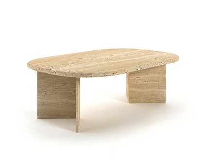 Vevessa Travertine Coffee Table