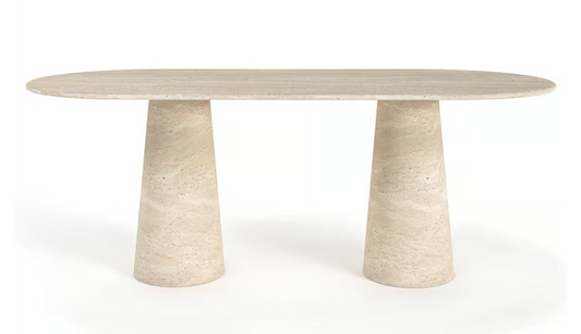 Xigenon Travertine Dining Table